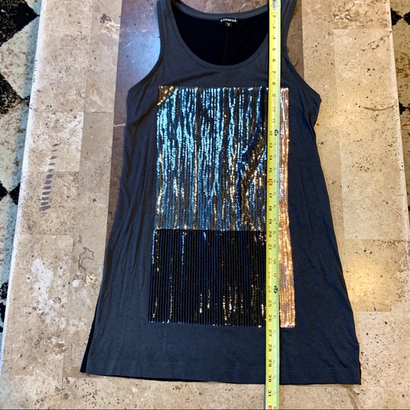 Women’s SZ S EXPRESS Sequined Tank Dress - Picture 5 of 8